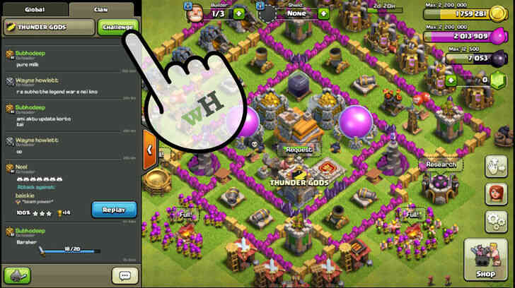 Image intitulee Defi Amical dans Clash Of Clans2 p1